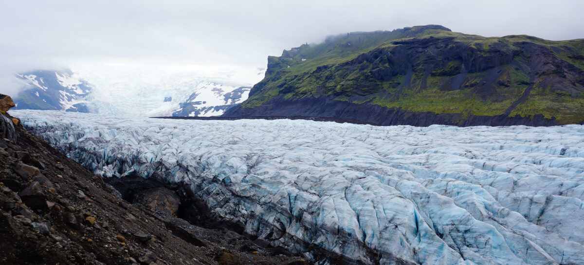 Outlet glacier at Vatnajökull