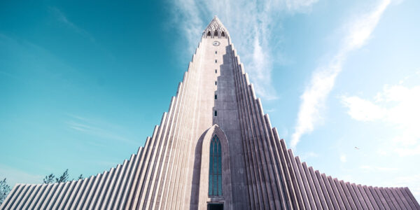Beautiful church in Reykjavik