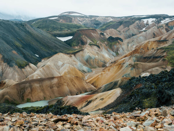 Colorful mountains in Iceland