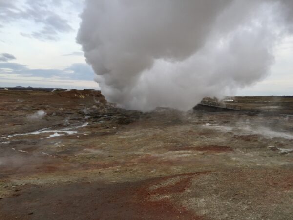 Gunnuhver geothermal hot spring