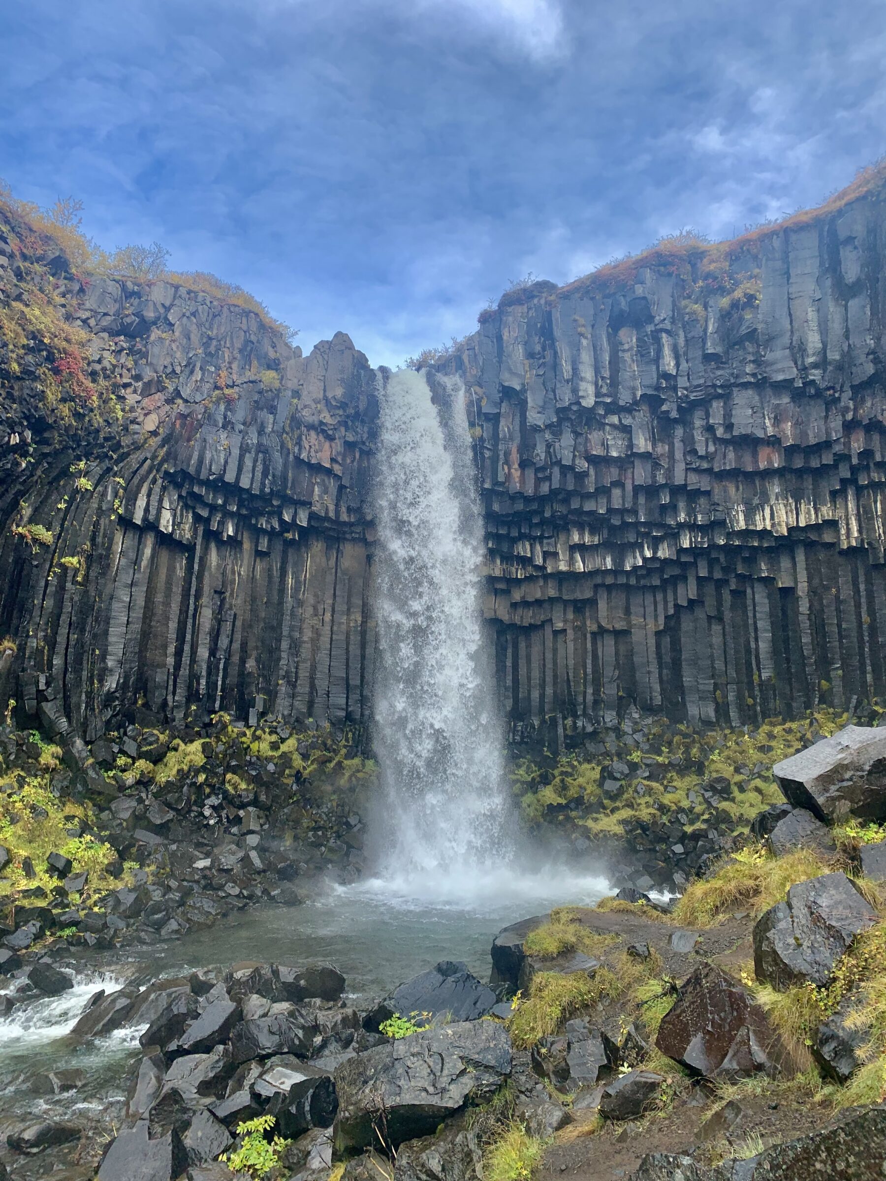 Svartifoss in Skaftafell Iceland