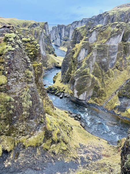 Fjardarargljufur canyon Iceland