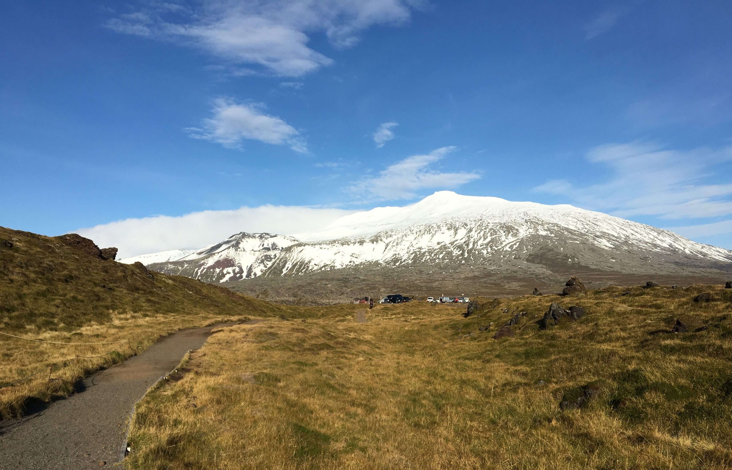 A view to the Glacier from Djúpalónssandur